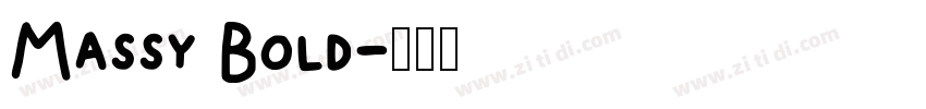 Massy Bold字体转换